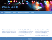 Tablet Screenshot of deyabusonido.com